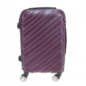 Kéményfalú bőrönd készlet LA3 burgundi – 3 db