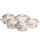 10- részes zománcozott edénykészlet Paris