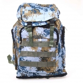 Terepmintás hátizsák 50 l világoskék