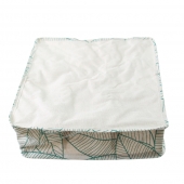 Összecsukható szekrényszervező fehér-zöld