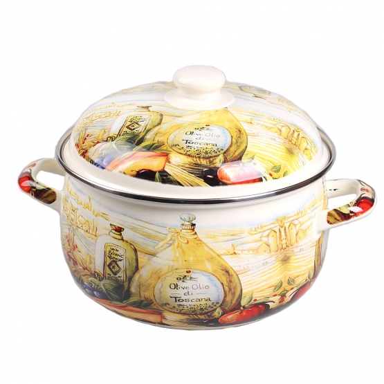 10 részes zománcozott edénykészlet csendélet