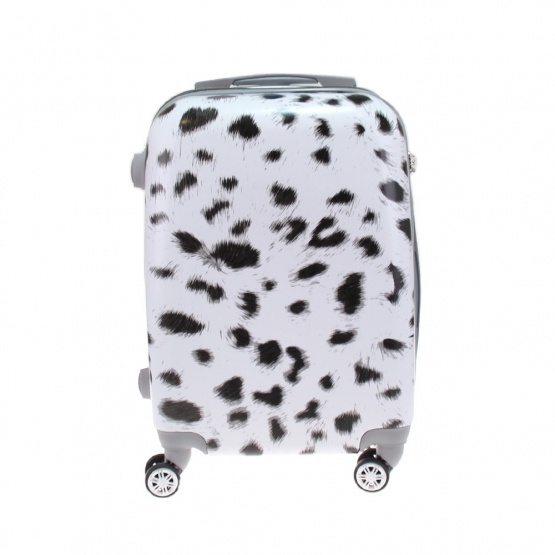 Kéményfalú bőrönd készlet LP8 (fehér foltokkal) – 3 db