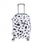 Kéményfalú bőrönd készlet LP8 (fehér foltokkal) – 3 db