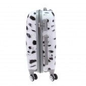 Kéményfalú bőrönd készlet LP8 (fehér foltokkal) – 3 db