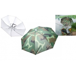 Összecsukható fejre illeszthető esernyő – terepmintás