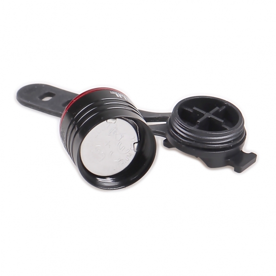 2 db LED szilikon kerékpárlámpa készlet