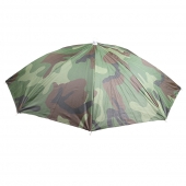 Összecsukható fejre illeszthető esernyő – terepmintás