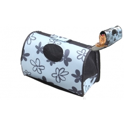 Összecsukható hordozható táska háziállatok számára – kék