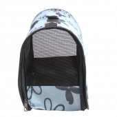 Összecsukható hordozható táska háziállatok számára – kék