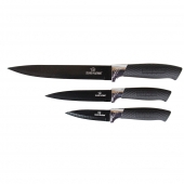 4 részes fekete késkészlet