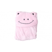 Happy Baby gyerek takaró, rózsaszín – béka