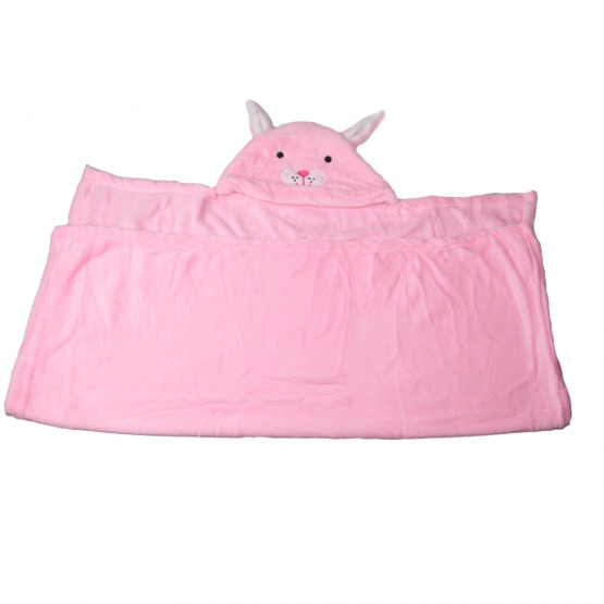 Happy Baby gyerek takaró, rózsaszín – nyuszi