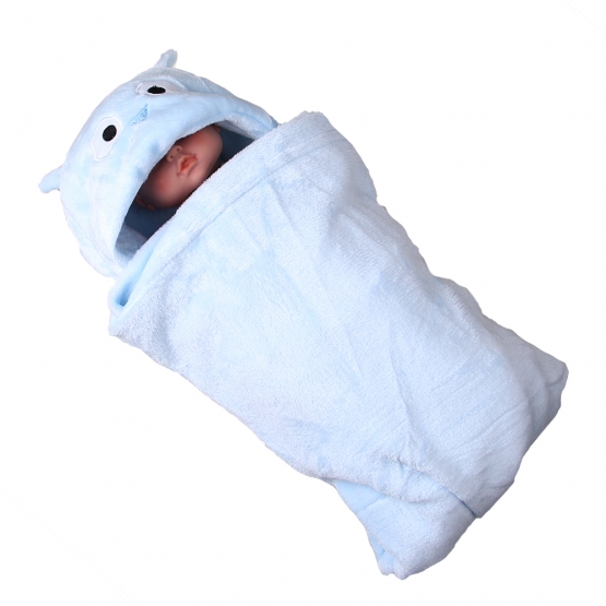 Happy Baby gyerek takaró kék – bagoly