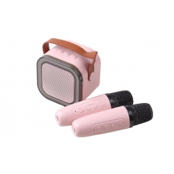 Mini karaoke hangrendszer rózsaszín