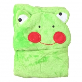 Happy Baby gyerek takaró zöld – béka arccal