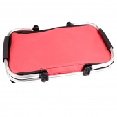 TERMO ÖSSZECSUKHATÓ BEVÁSÁRLÓKOSÁR FEDŐVEL PIROS