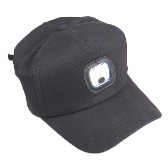 Beépített LED világítással ellátott baseballsapka
