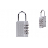 Számkódos lakat, ezüst