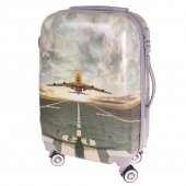 Kéményfalú bőrönd készlet (repülőtér) - 3 db