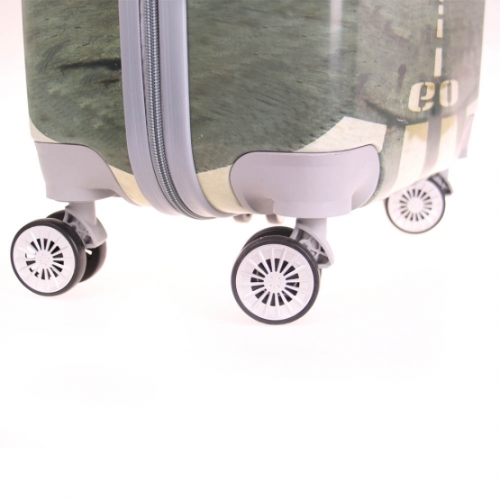 Kéményfalú bőrönd készlet (repülőtér) - 3 db