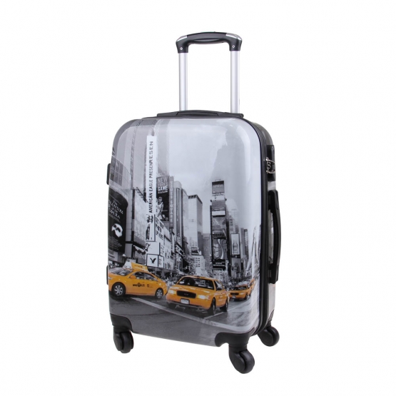 Kéményfalú bőrönd készlet  (Taxi) – 3 db