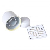 Padlóösszefolyó  100x100x120 mm