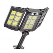 Összecsukható napelemes LED lámpa mozgásérzékelővel