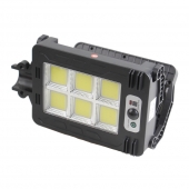 Összecsukható napelemes LED lámpa mozgásérzékelővel