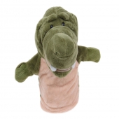 Plüss kesztyűbáb krokodil