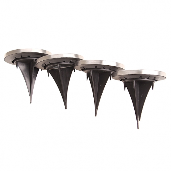 NAPELEMES KERTI LED LÁMPA 4 DB