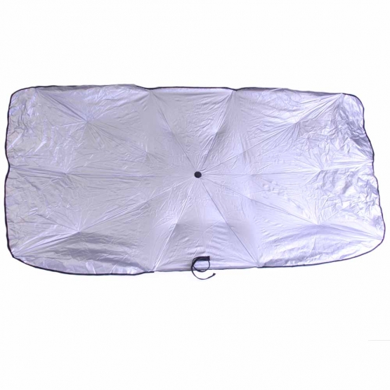 Összecsukható esernyő a szélvédő védelmére