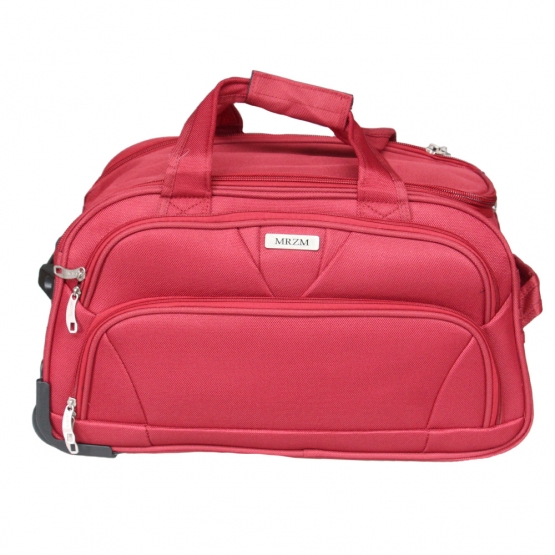 Gurulós utazótáska MRZM piros, közepes méretű