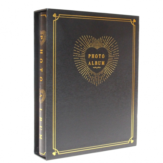 Fotóalbum 200 fényképhez fekete, típus F
