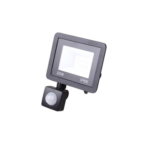 LED reflektor mozgásérzékelővel 20 W IP66