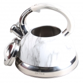 Fém vízforraló 3 l fehér márvány