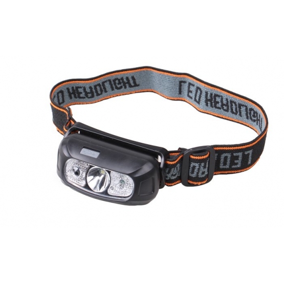 Outdoor LED fejlámpa fekete