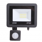 LED reflektor mozgásérzékelővel 20 W IP66