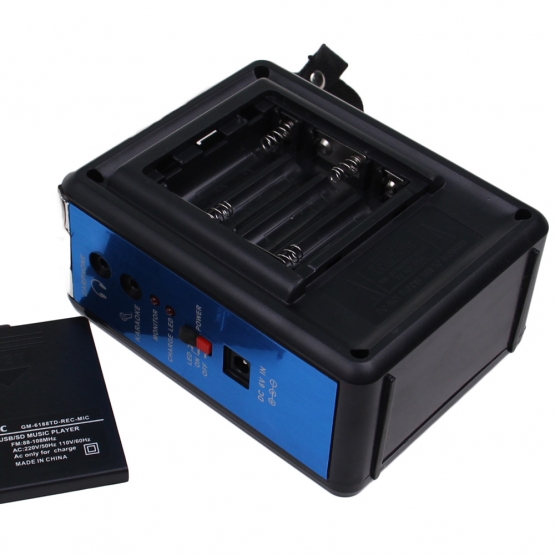 MULTIMÉDIÁS RÁDIÓ GM-6118TD KÉK