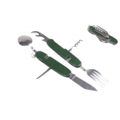 JIN BIN LI multifunkciós kemping evőeszköz – zöld
