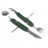 JIN BIN LI multifunkciós kemping evőeszköz – zöld