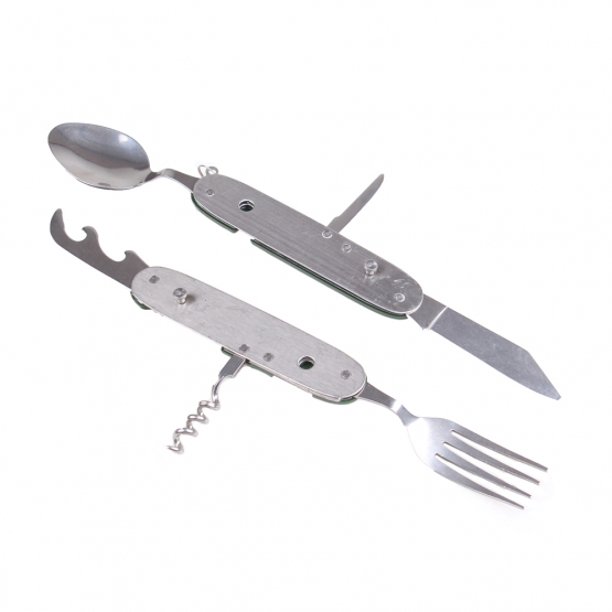 JIN BIN LI multifunkciós kemping evőeszköz – zöld