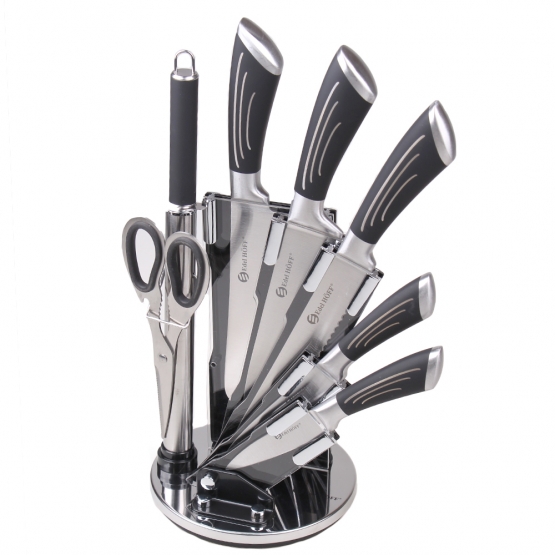 Késkészlet forgó állvánnyal EH-6544