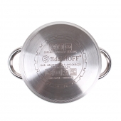 12 részes rozsdamentes acél lábaskészlet EH-9014