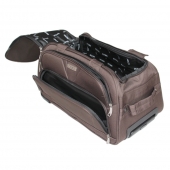 Gurulós utazótáska MRZM sötétbarna, nagyméretű