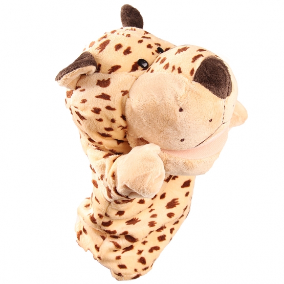 Plüss kesztyűbáb leopárd