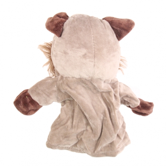 Plüss kesztyűbáb farkas