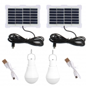 2 darabos 20 W-os napelemes izzó szett