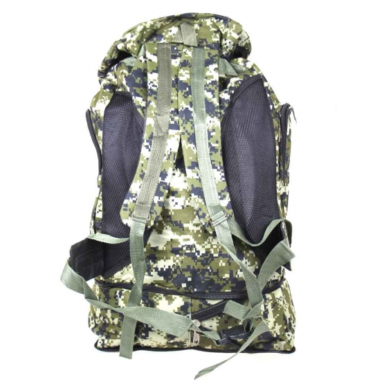 Terepmintás hátizsák 50 l zöld