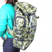 Terepmintás hátizsák 50 l zöld