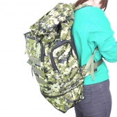 Terepmintás hátizsák 50 l zöld